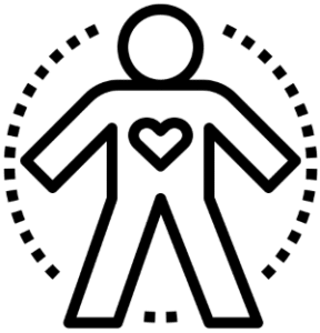 Icône d’un corps humain en bonne santé.