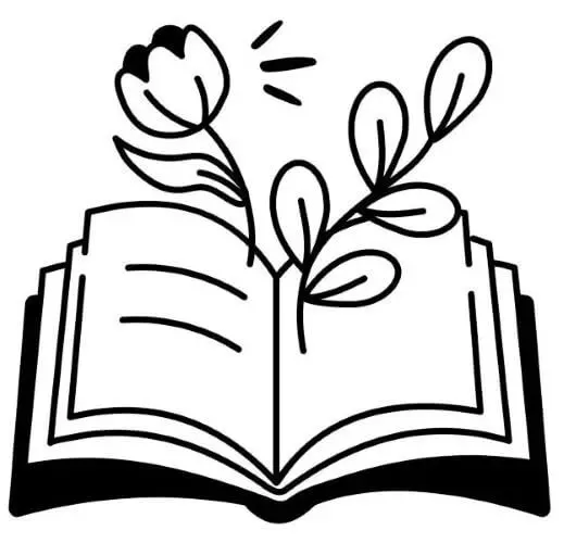 Illustration d’un livre ouvert qui explique les deux termes suivants : l’écopsychologie et l’écothérapie.